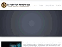 Tablet Screenshot of gladiator-forensics.com